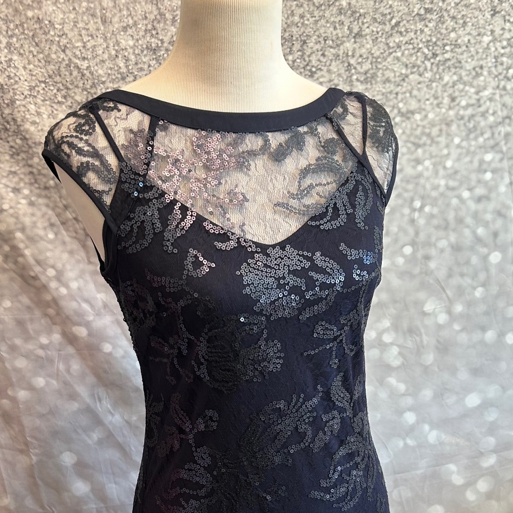 Navy semi-prom dress